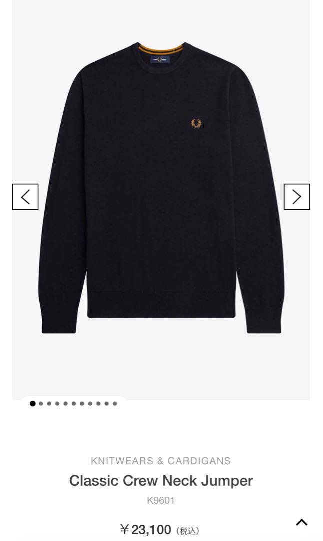 FRED PERRY （Classic Crew Neck Jumper）