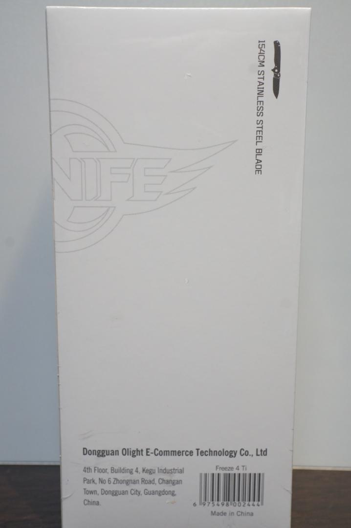 オーライト OLIGHT Freeze 4 Ti フォールディング チタン 1個