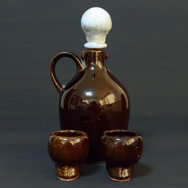 25%OFF 50s ショットグラス 髑髏 陶器 日本製 VvWGJ-m13532719473 ビンテージ スカル デキャンタ 低価セール