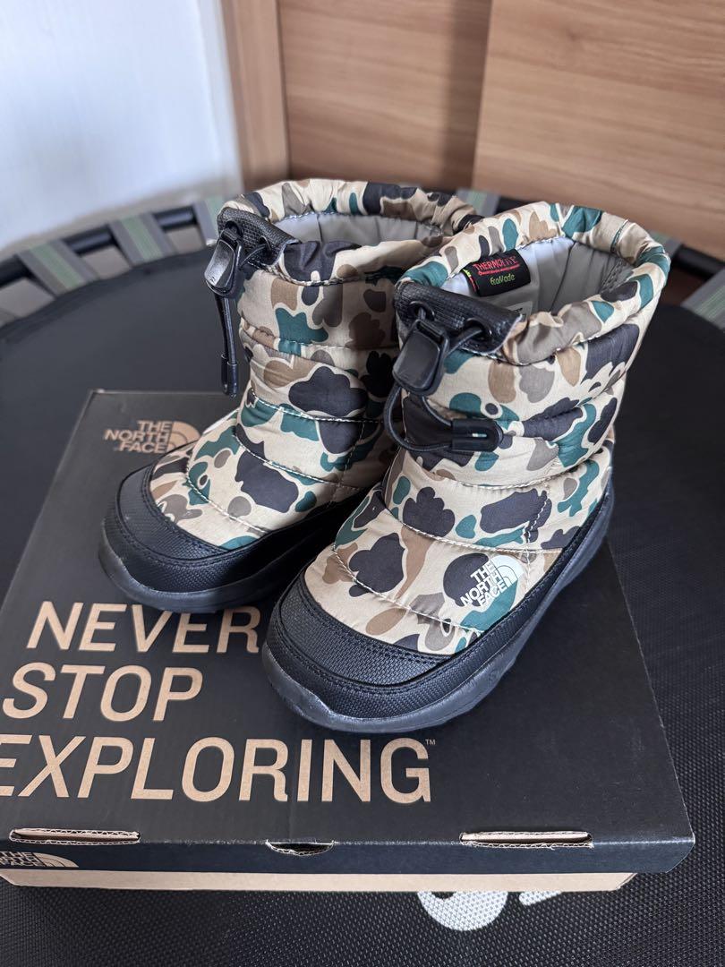 THE NORTH FACE 子供用ブーツ NFJ51980 カモフラージュ