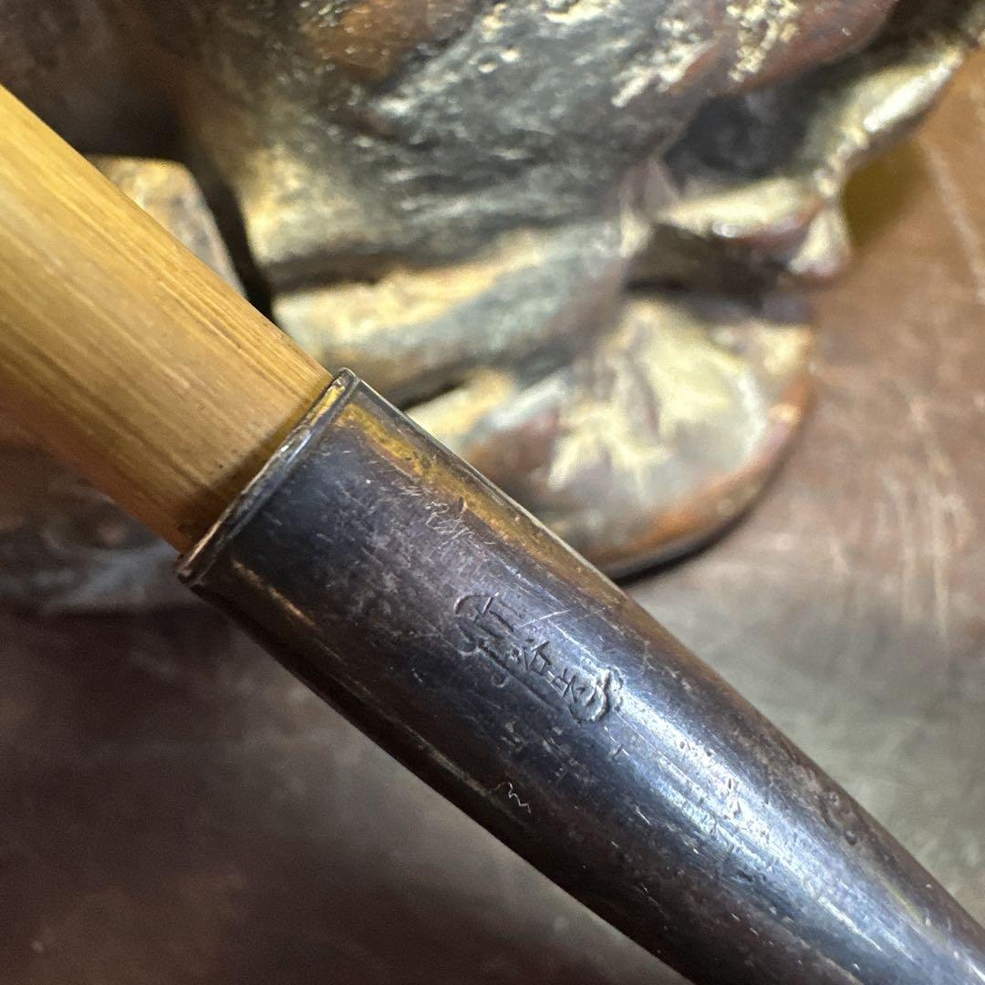 煙草盆 ，煙管，煙具，置物，インテリア，骨董品，金属製蓋付き