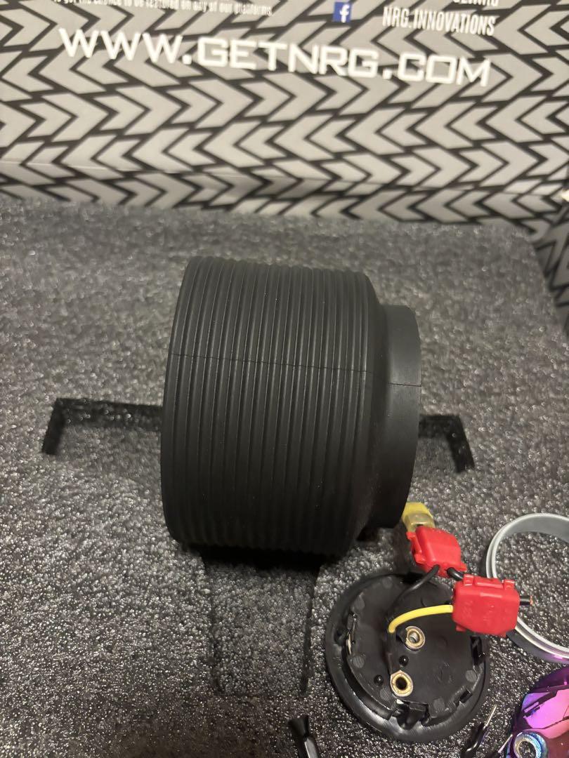 NRG   350mm ステアリング 白