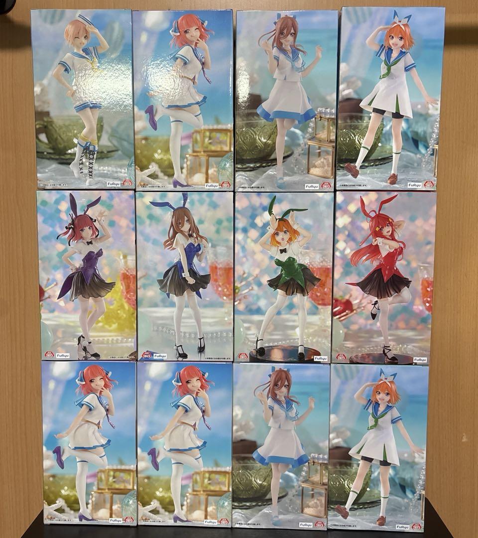 五等分の花嫁　フィギュア　マリンルック　カラーバニー　まとめ売り 五等分の花嫁 Trio-Try-iT Figure マリンルック カラーバニー