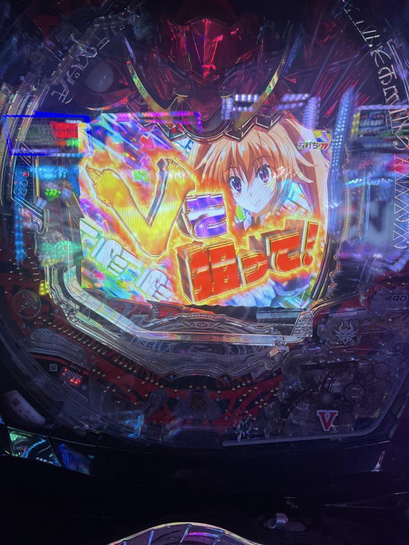PハイスクールD×D真紅MC パチンコ実機/循環加工/固定台(取り付け済み)