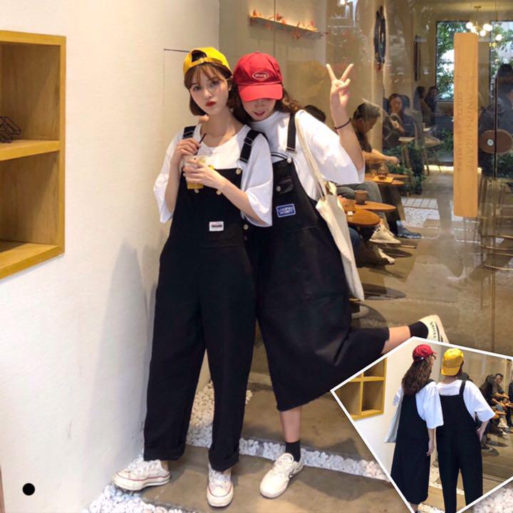 双子コーデ に オーバーオール サロペット 春夏秋冬 原宿 韓国 トレンド メルカリ