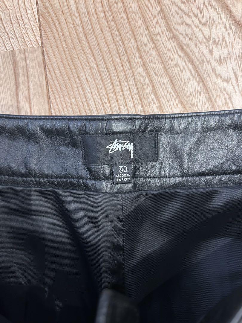 パンツ STUSSY MILITARY CARGO LEATHER PANT 30
