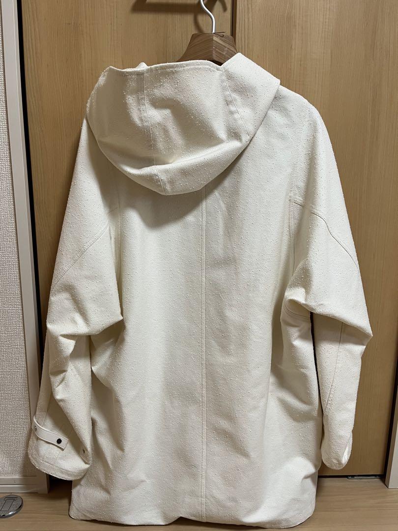 ジャケット・アウター IRENISA HOODED ZIP COAT(IVORY)