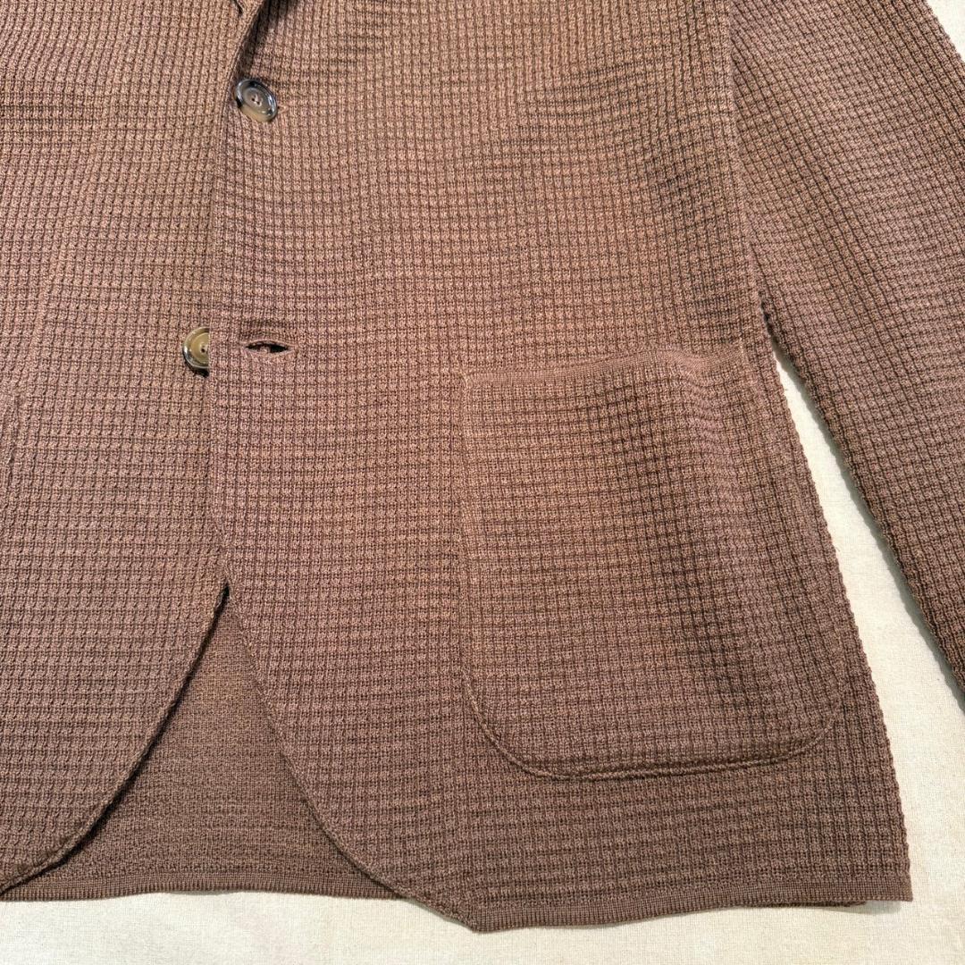 国内正規新品 LARDINI ラルディーニ 編み柄ニットジャケット L