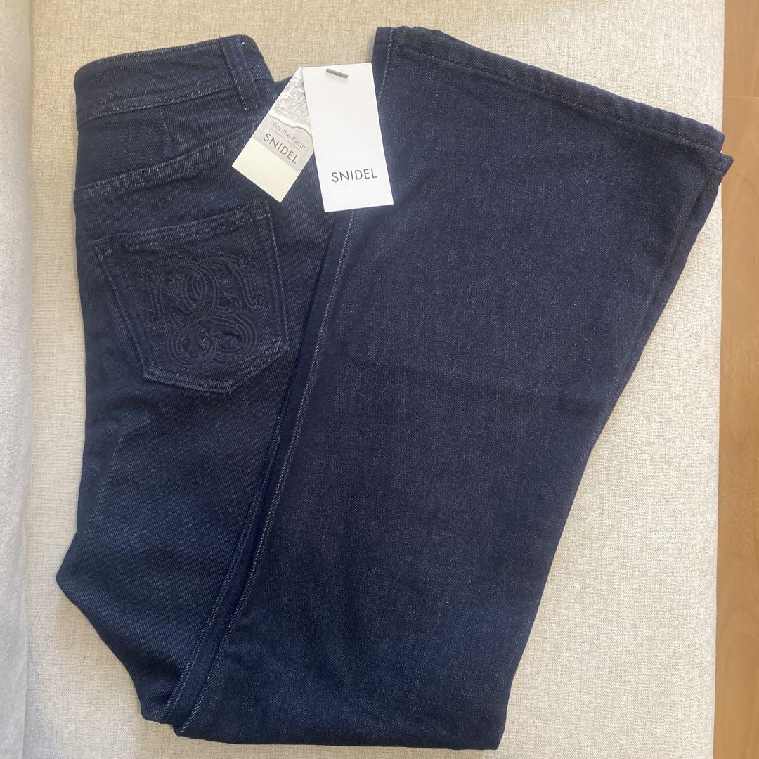 【せ】Snidel ORGANICSブーツカットデニム