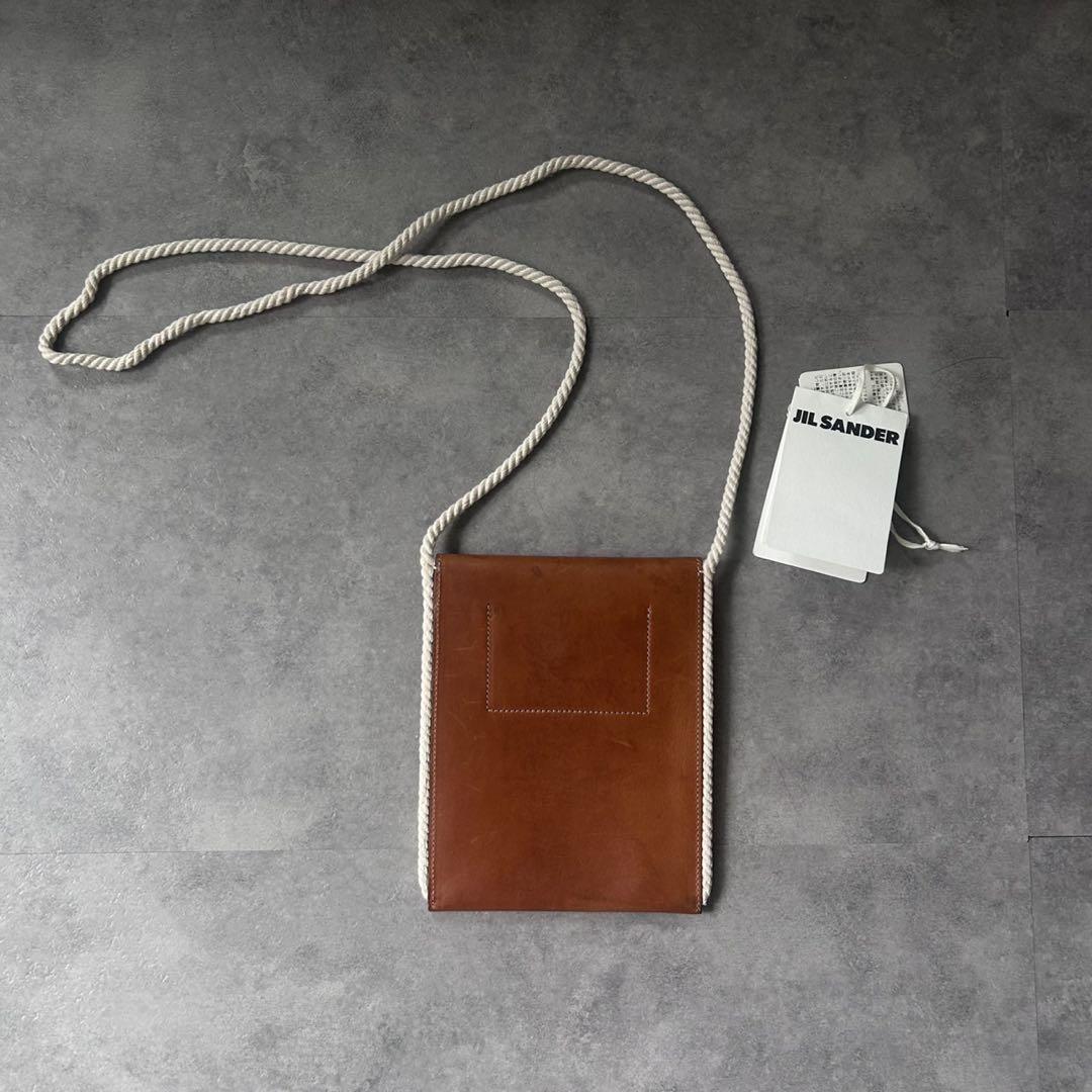 【定価5.7万❗️】jil sander leather shouler bag
