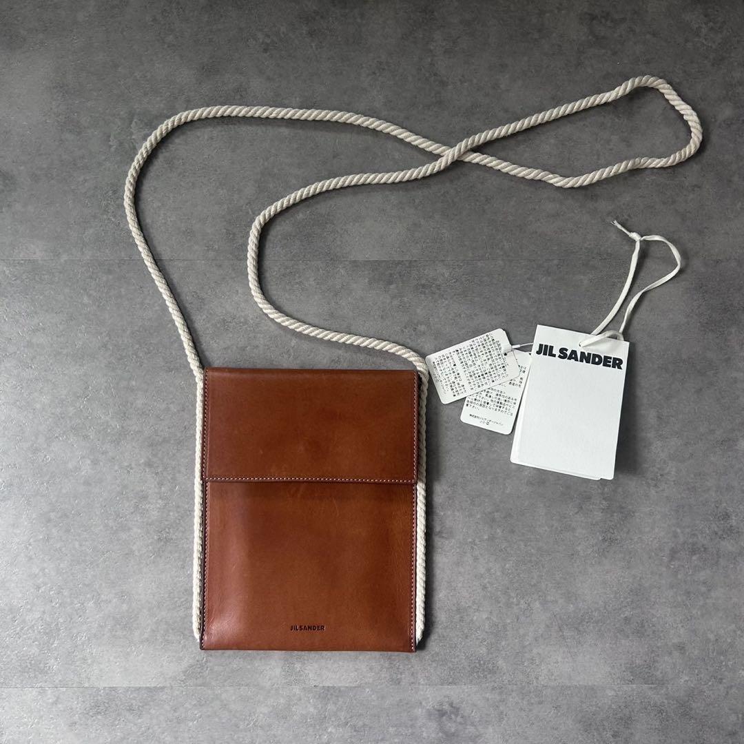 【定価5.7万❗️】jil sander leather shouler bag