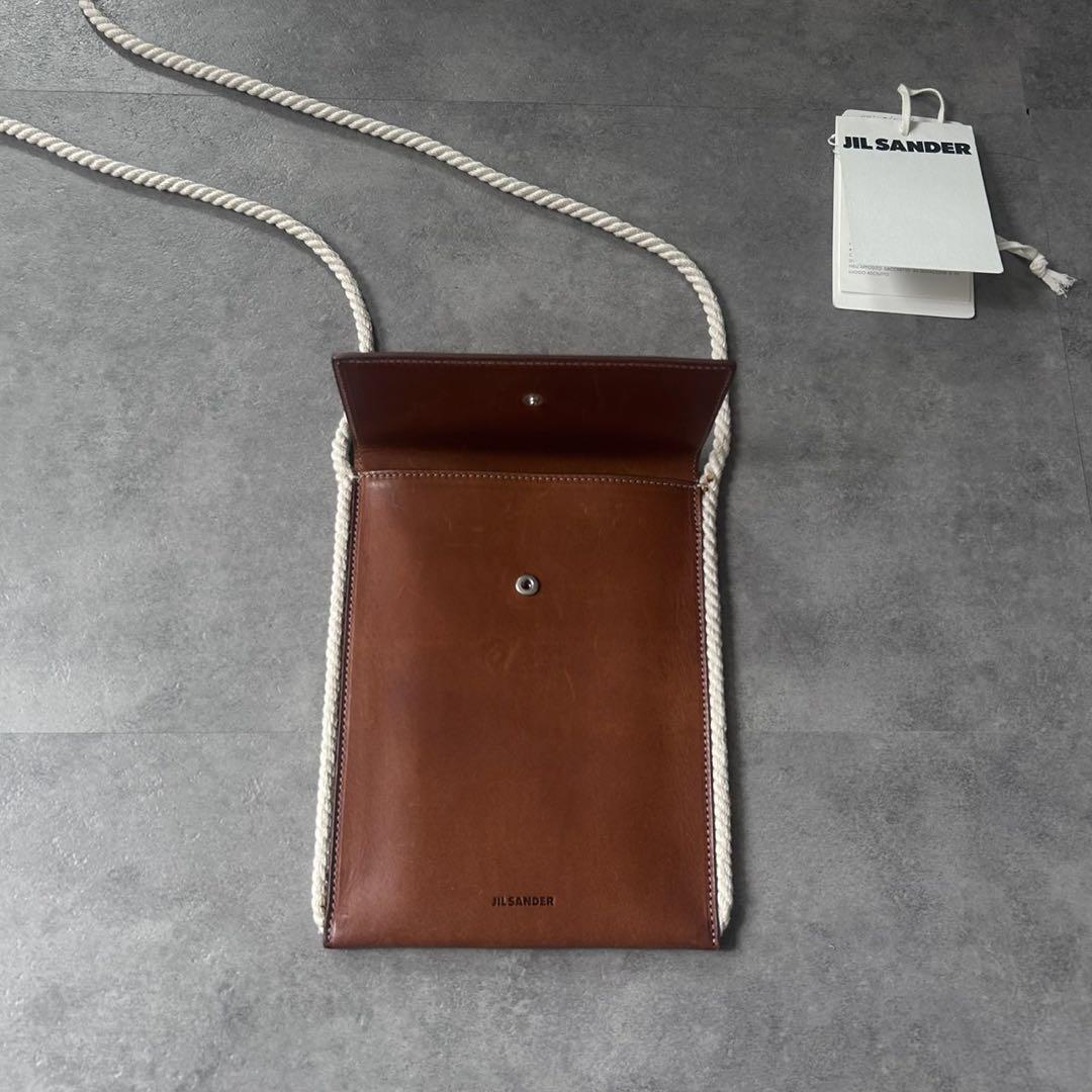 【定価5.7万❗️】jil sander leather shouler bag