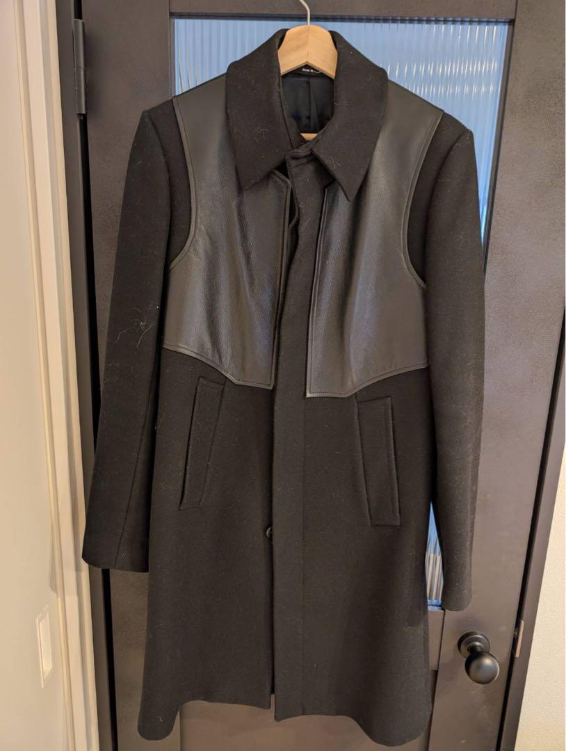 GIVENCHY リカルドティッシ　ブラック ステンカラーコート 46