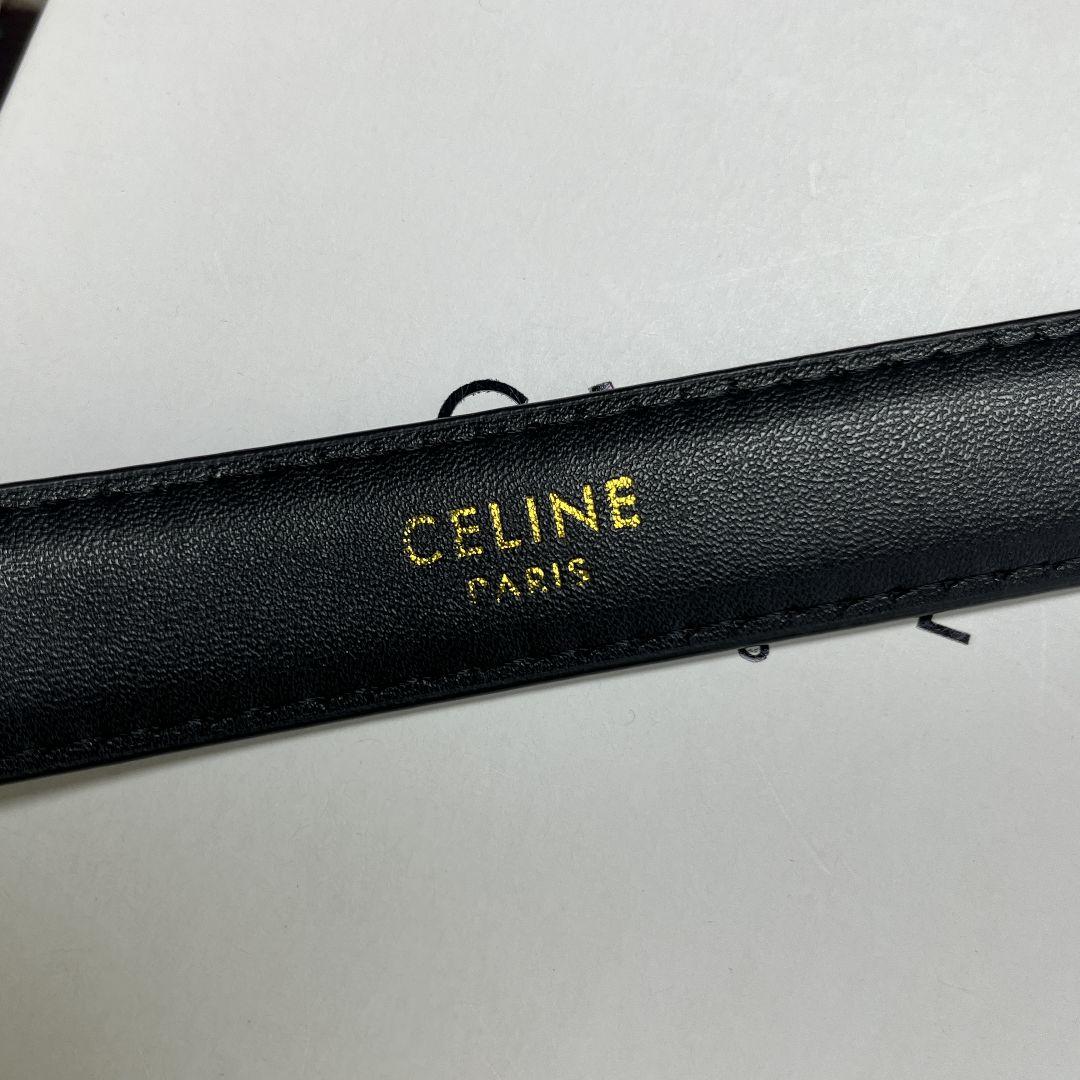 自家保管 CELINE セリーヌ 黒 ベルト幅2.5