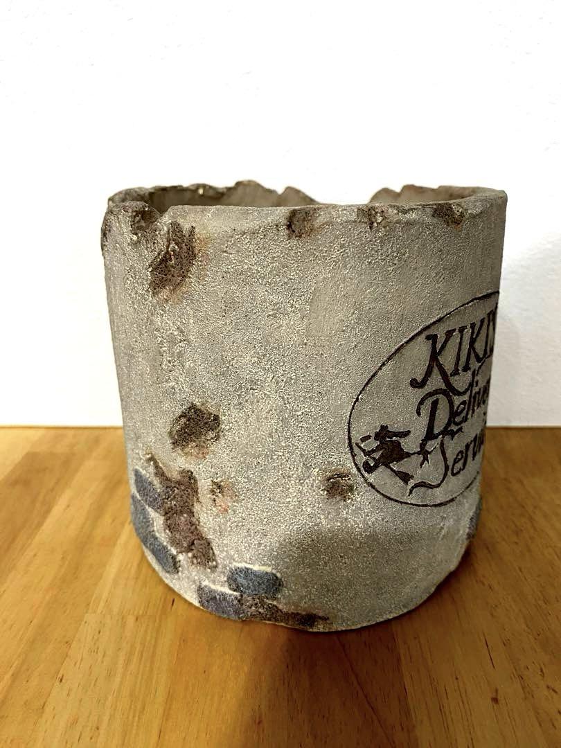 [廃盤品]魔女の宅急便　ジジの世界　ジブリガーデニングプランター陶器