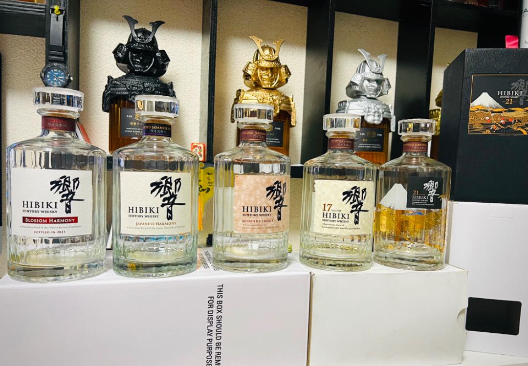 ☆サントリーウィスキー☆空瓶&空箱 5本セット 飲料・酒 ☆サントリーウィスキー☆空瓶&空箱 5本セット 飲料・酒