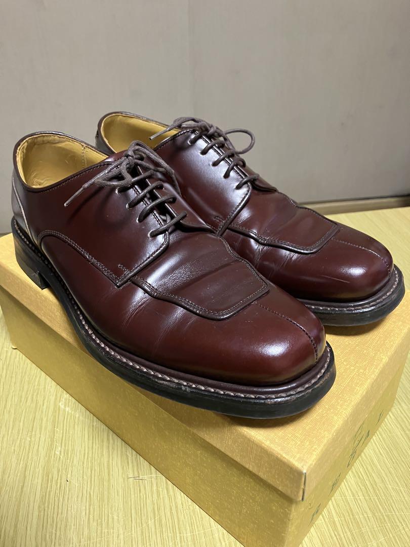 美品★お洒落★リーガル JH14 外羽根式Uチップ ブラウン 25.5 レザー