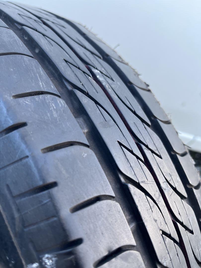 送料込み155/65r14ブリヂストン　ネクストリー4本セットバリ山