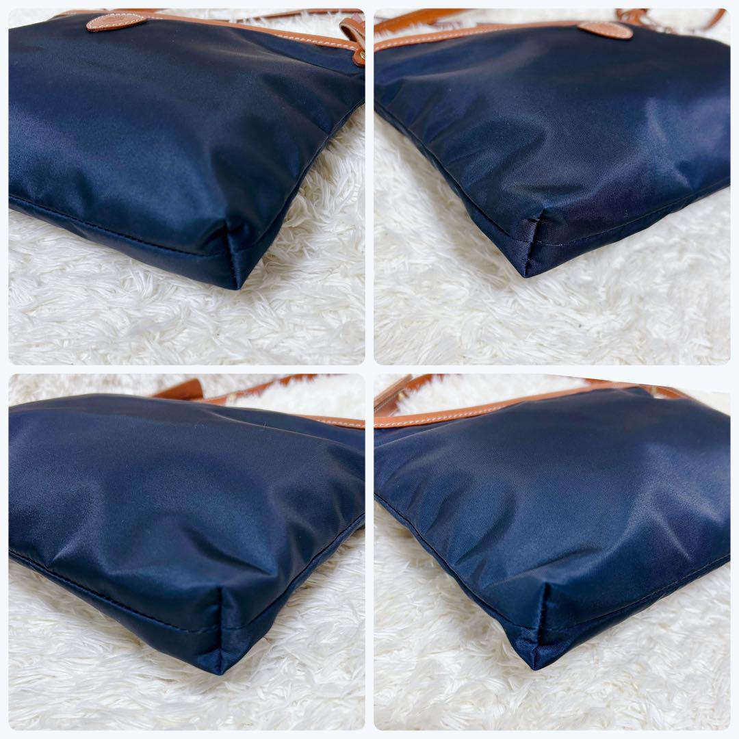 極美品✨ フェリージ ショルダーバッグ ナイロン ネイビー サコッシュ