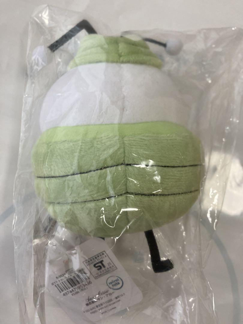 ナガノキャラクターズ　ぽてたまぬいぐるみ　キメラ　虫・黄緑