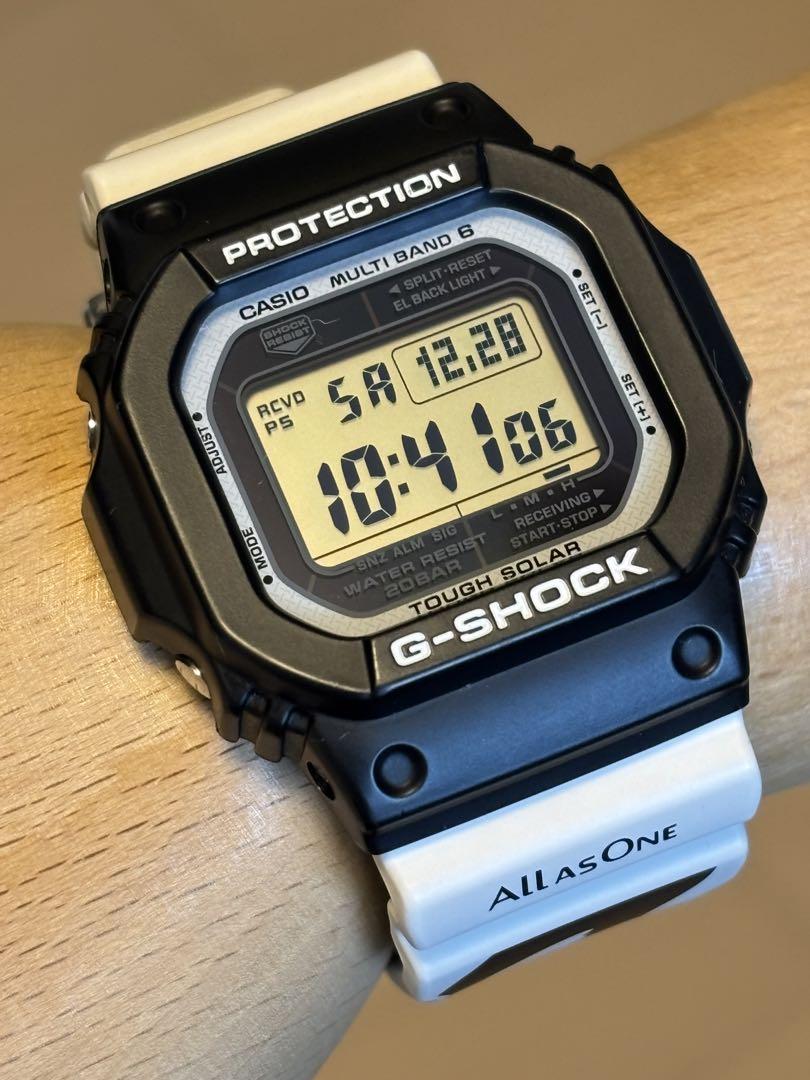 G-SHOCK/イルクジ/シャチ/GW-M5610/電波/ソーラー/限定/白×黒