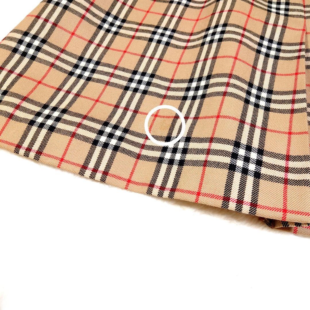 BURBERRY LONDON ノバチェック ドッキングワンピース 袖口リボン
