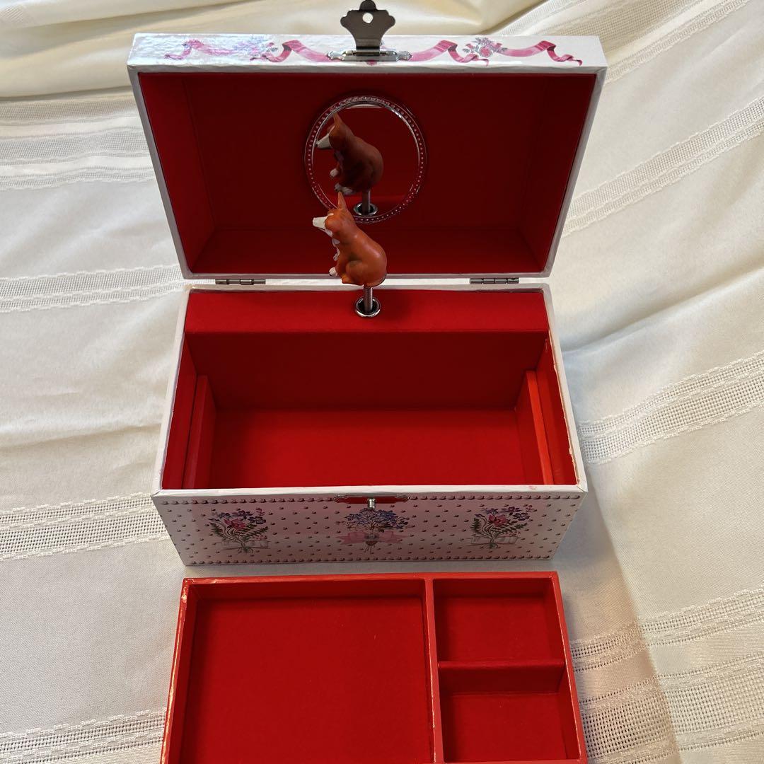 キャスキッドソン コーギー ジュエリーBOX＊オルゴール オルゴール