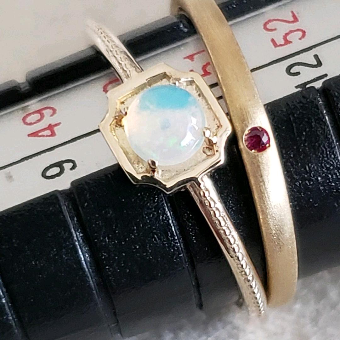 ルビー♡11号【ジュエルクローゼット】K10 天然石 ゴールド