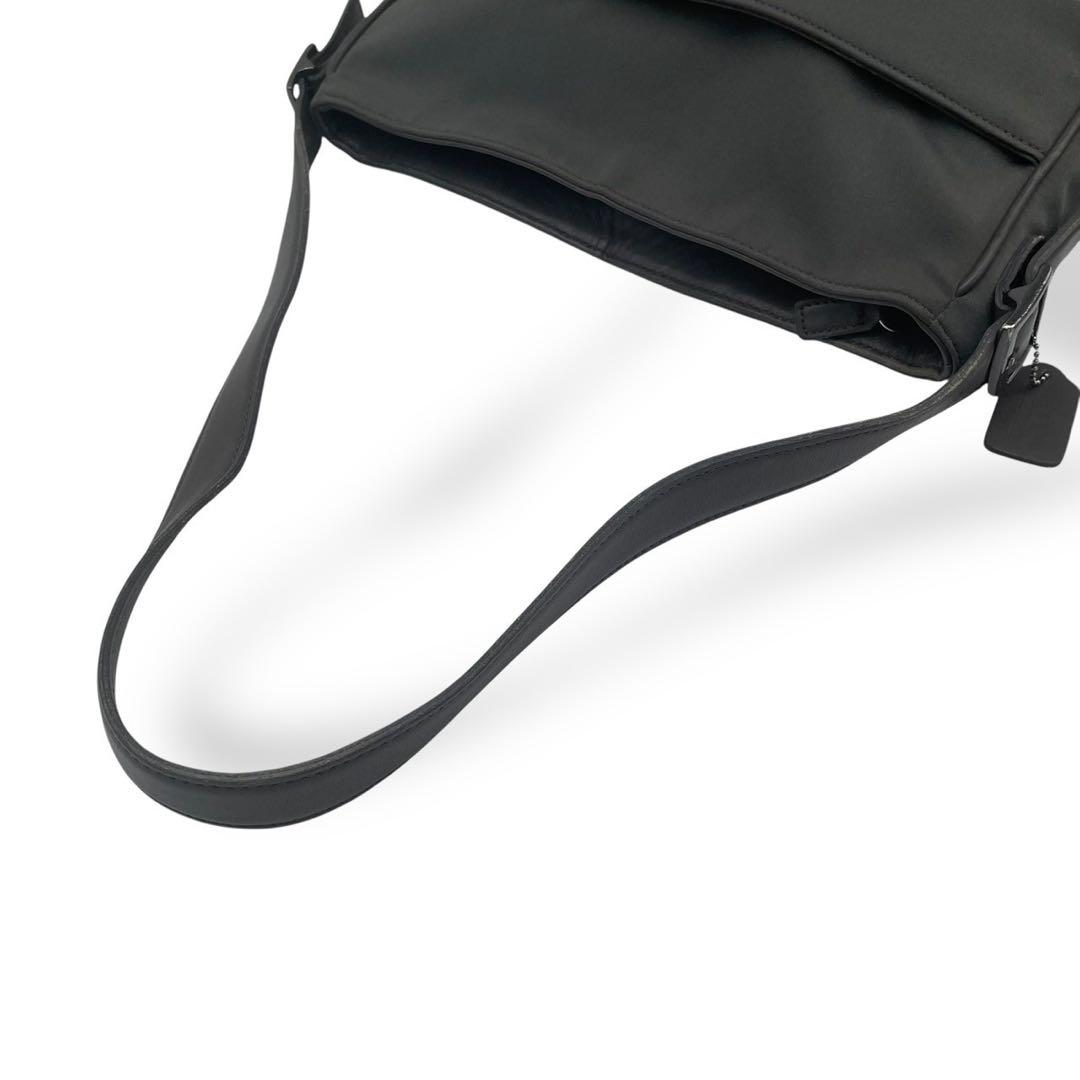 良品 4851 COACH コーチ ショルダーバッグ ナイロン キャンバス