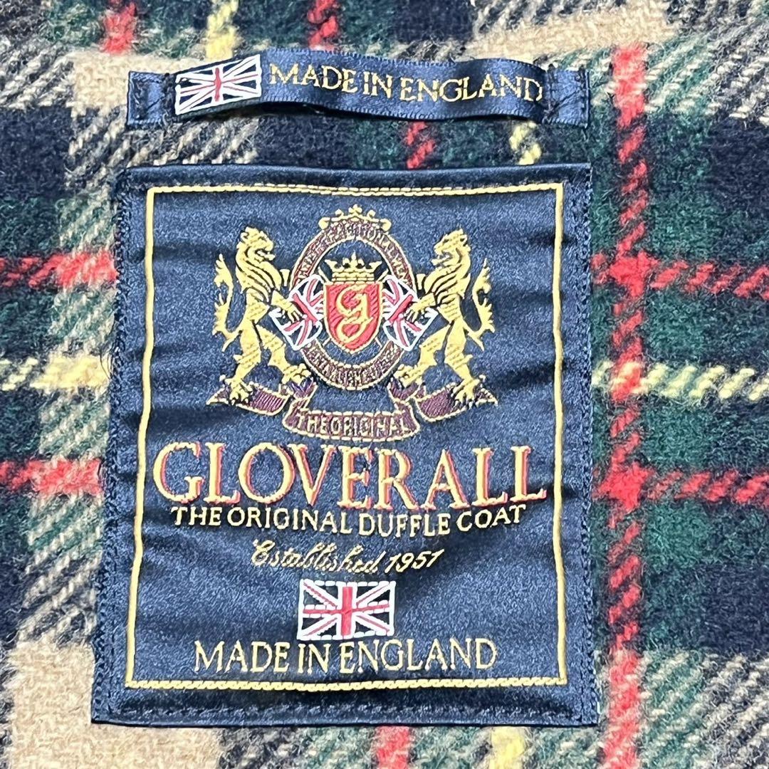 【美品】グローバーオール ダッフルコート　ロング キャメル　英国製　50 XL