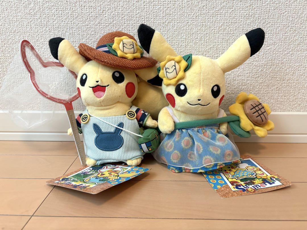 ピカチュウ　オス　メス　サマーライフ　ぬいぐるみ ぬいぐるみ ピカチュウ(メス) Pokemon Summer Life ぬいぐるみ