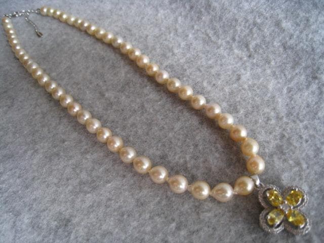 ☆素敵！照りあこや真珠6.1mm~6.3mmシルバー925ペンダントネックレス_6