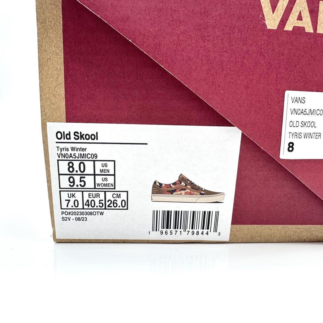 【未使用】VANS オールドスクール カモフラージュ タイリスウィンター 限定