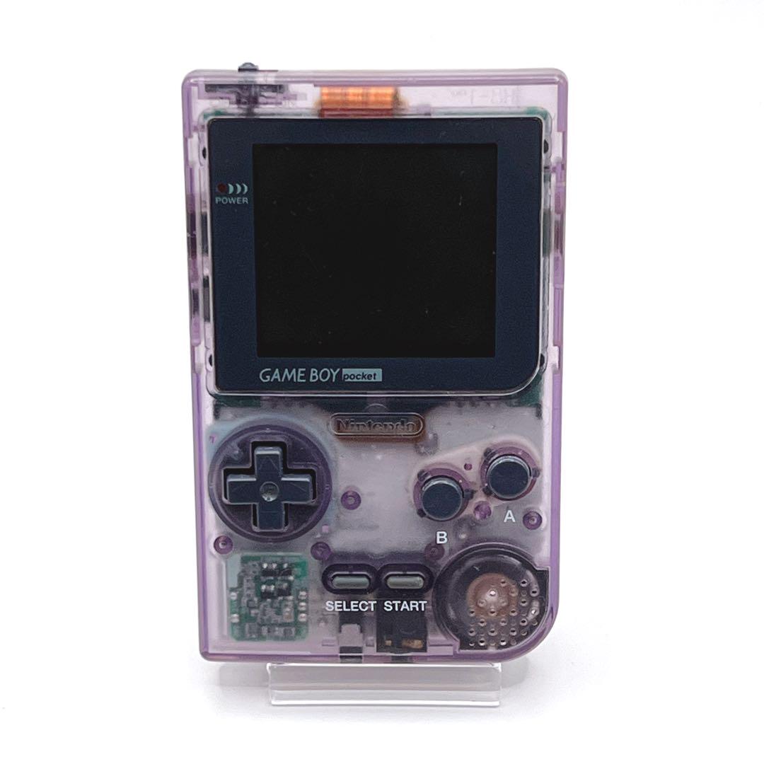 ゲームボーイ - レア✨ゲームボーイポケットクリアパープル✨即日発送可 箱付き・動作品】 Nintendo ゲームボーイポケット クリア