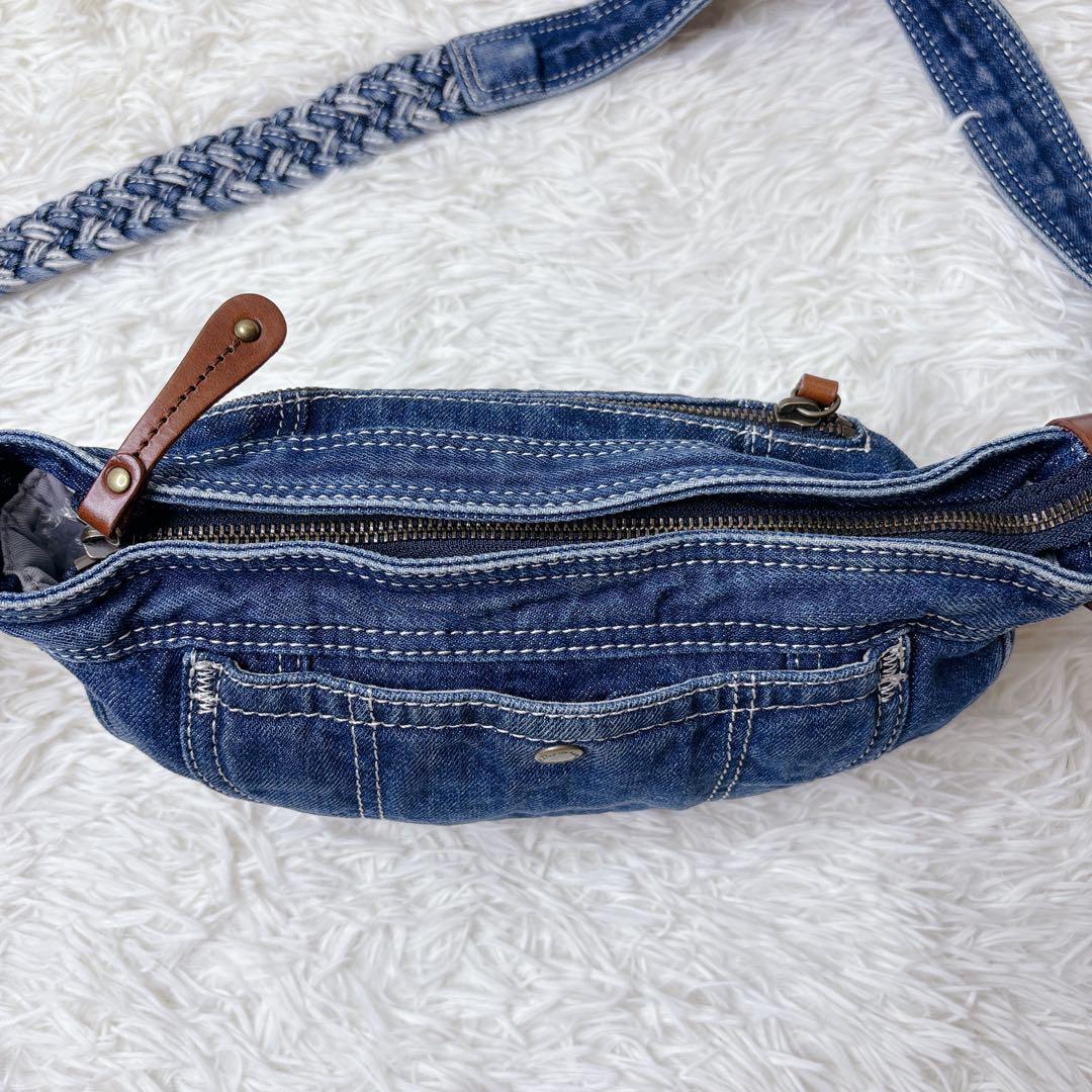 美品✨Dakota ダコタ デニム ショルダーバッグ 斜め掛け
