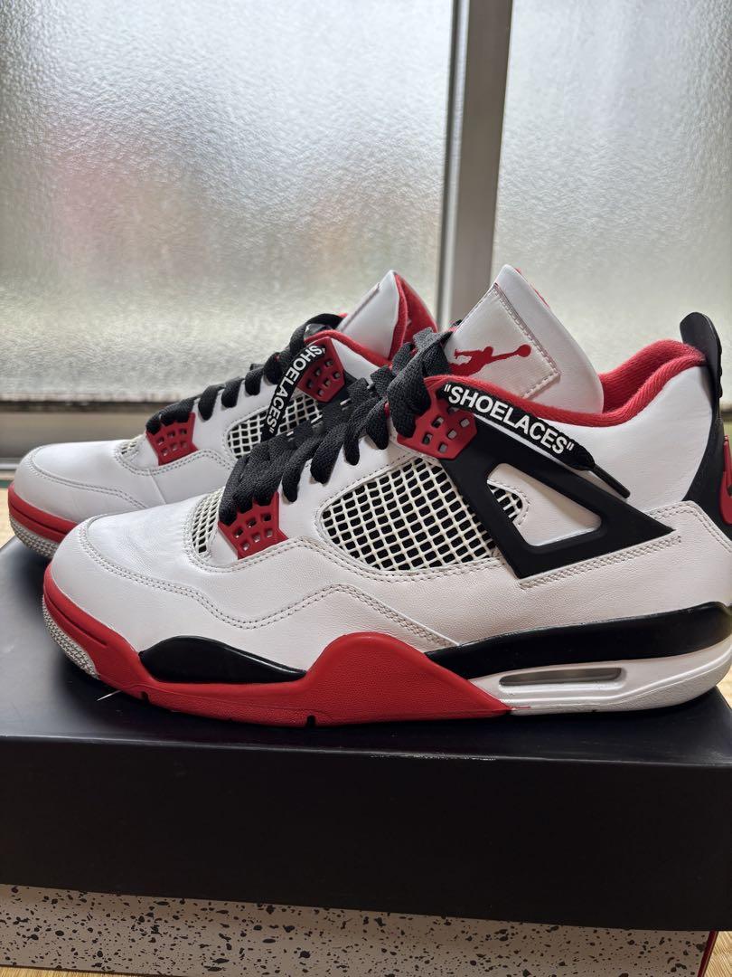 靴 Nike Air Jordan 4 Retro OG \"Fire Red\"