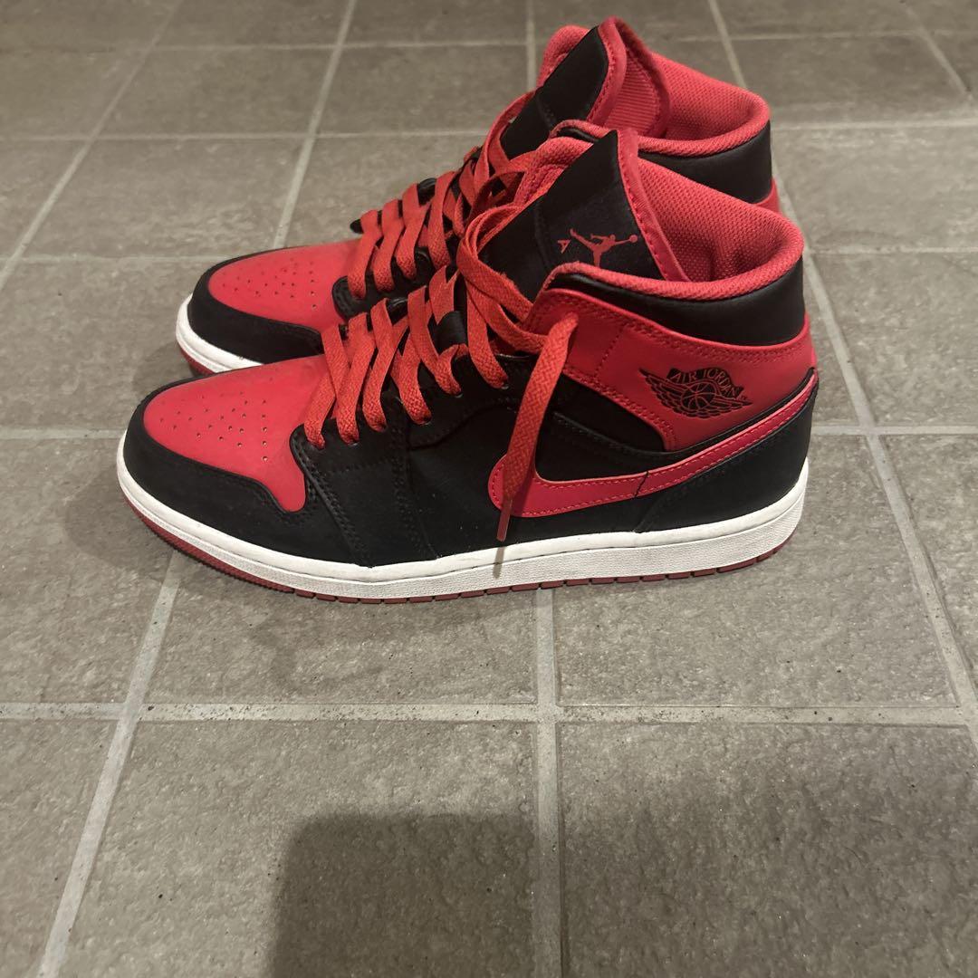 Air Jordan ハイカットスニーカー レッド/ブラック - メルカリ