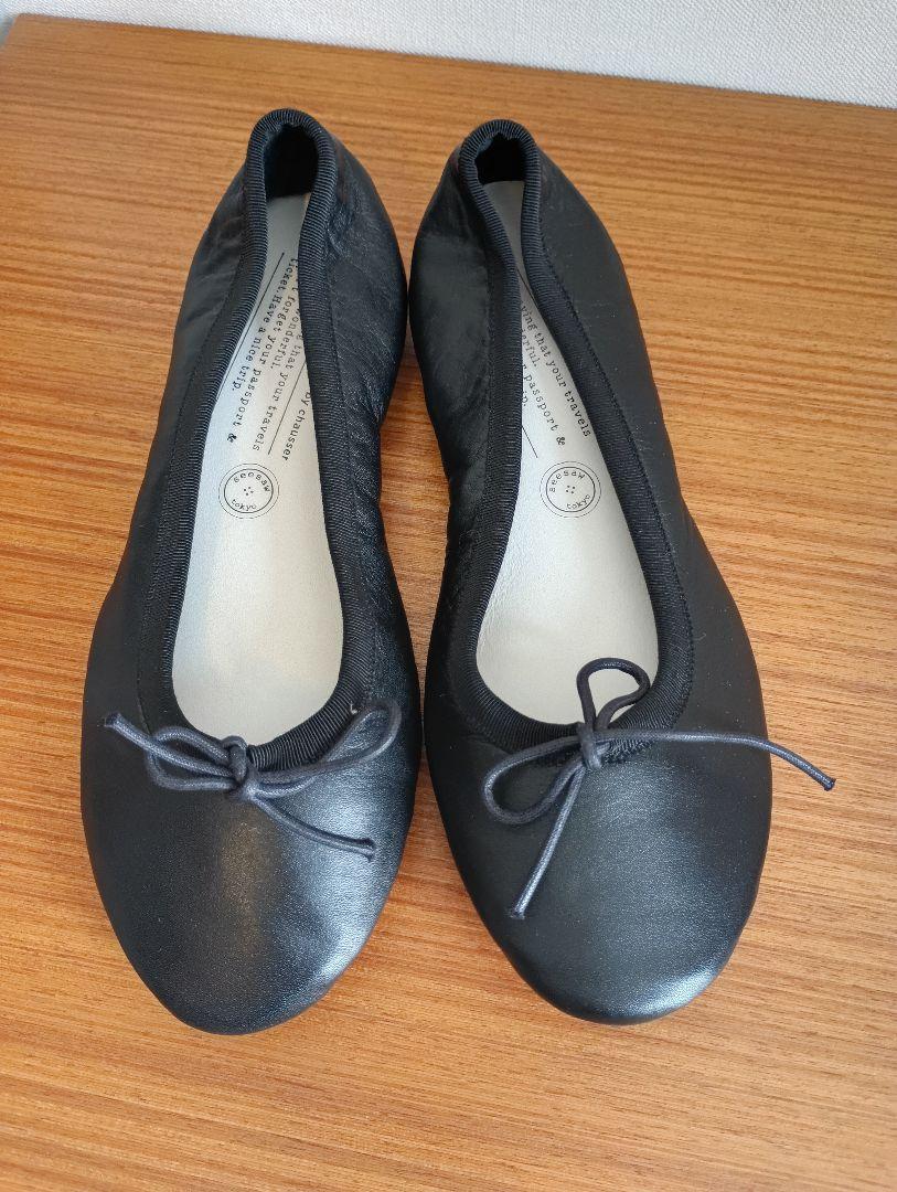 travel shoes by chausser 36 バレエシューズ 黒