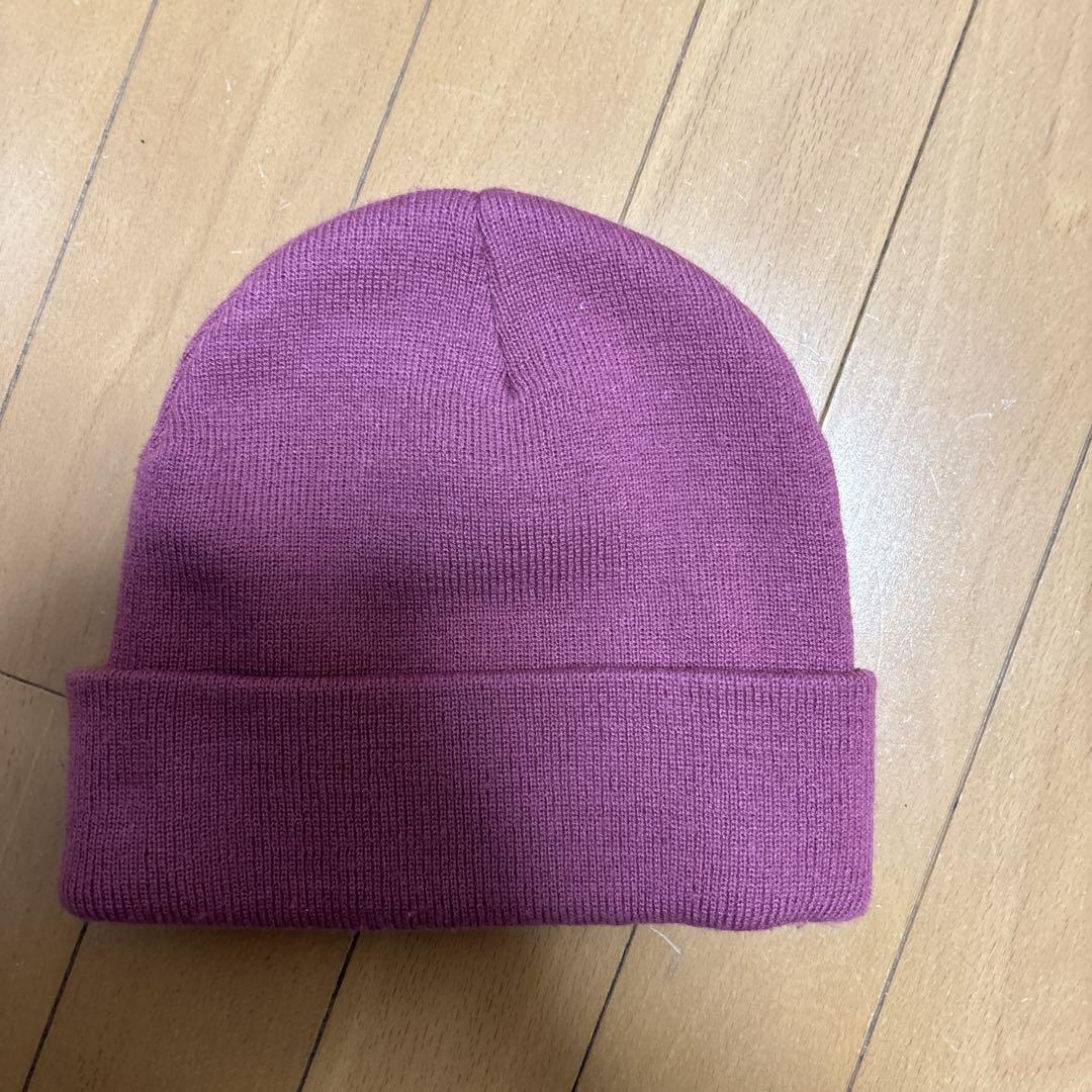 1-800-SUPREME ニット帽 パープル
