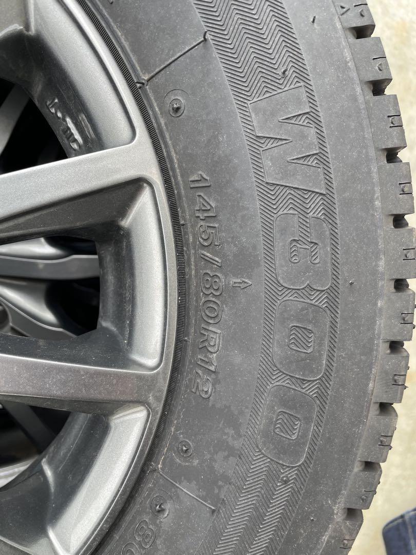 ブリヂストン W800 145/80R12 スタッドレスタイヤ