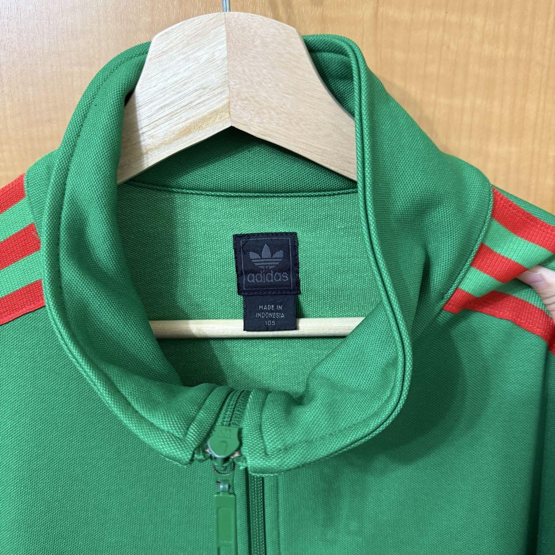 アディダスadidas 赤緑 トラックジャケット ジャージMAROC