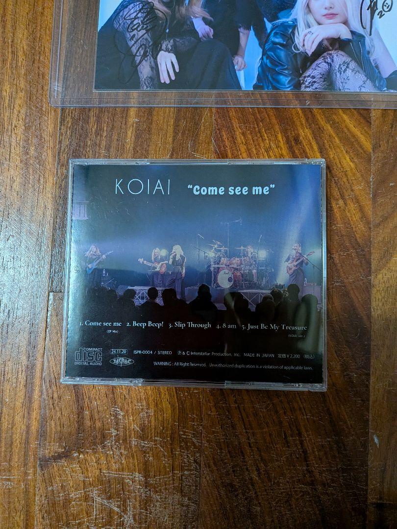 KOIAI Come see me サイン入り - メルカリ