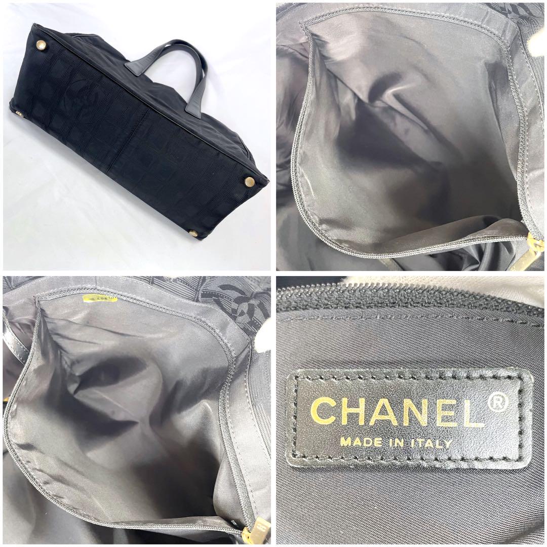シャネル　ニュートラベルライン　大容量　キャンバス　トートバッグ　黒　ブラック CHANEL】シャネル トートGM トートバッグ ニュートラベルライン