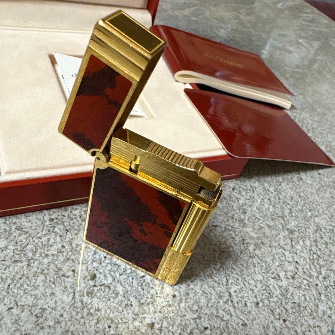 S.T. Dupont ライター本体 赤・金 S.T. Dupont ライター本体 赤・金