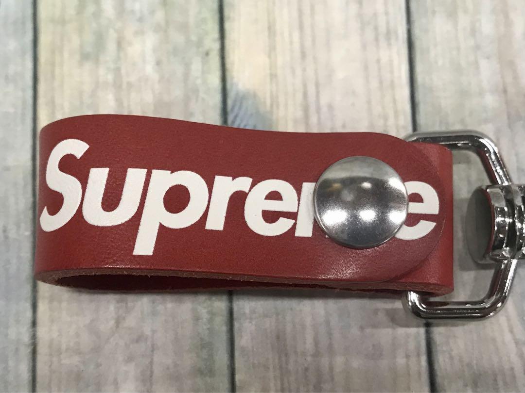 Supreme Leather Key Loop キーホルダー キーリング