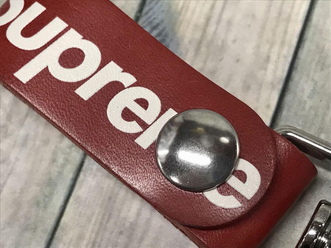 Supreme Leather Key Loop キーホルダー キーリング