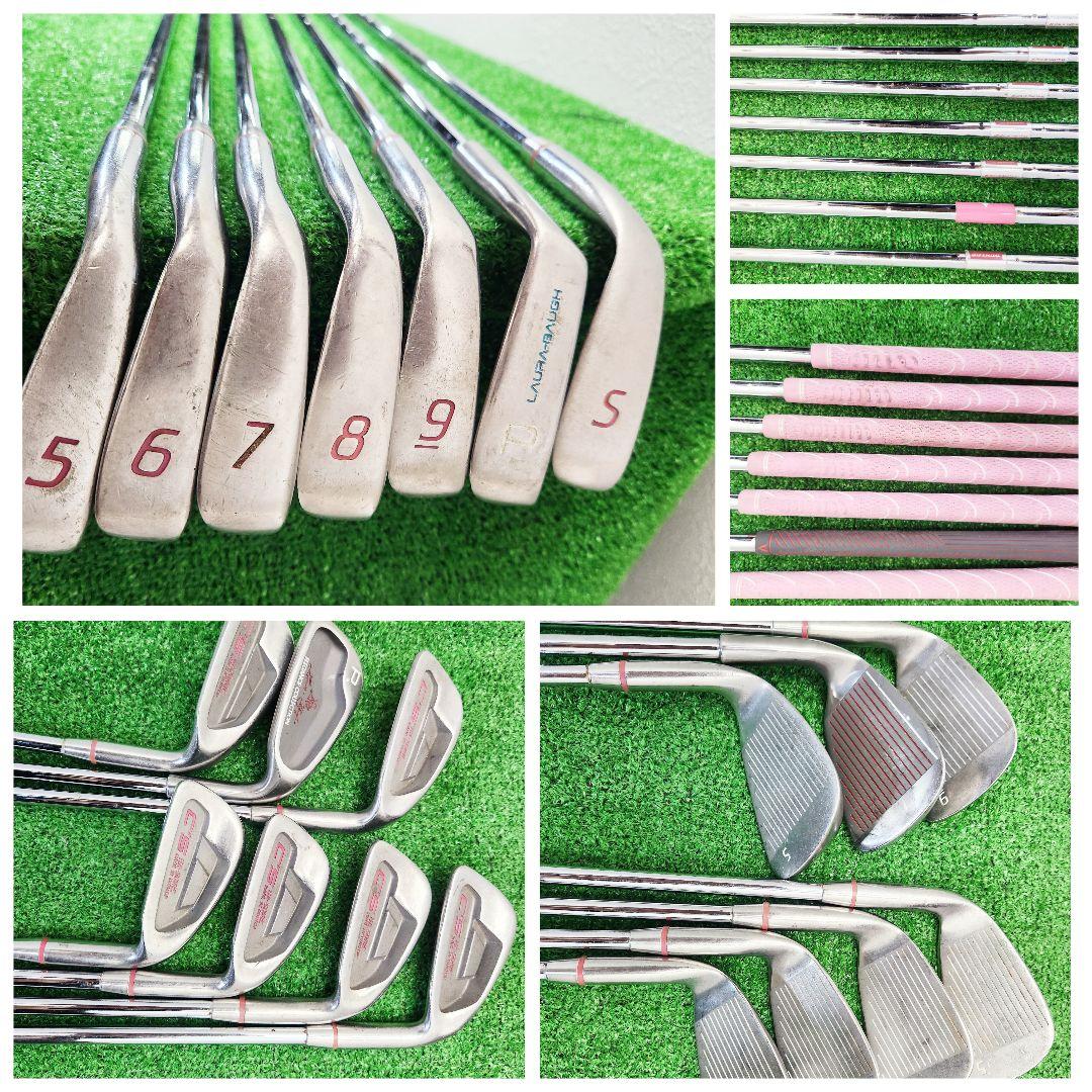 (190)⛳レディースクラブ１０本セット　まずは練習場でしっかりマスター⛳