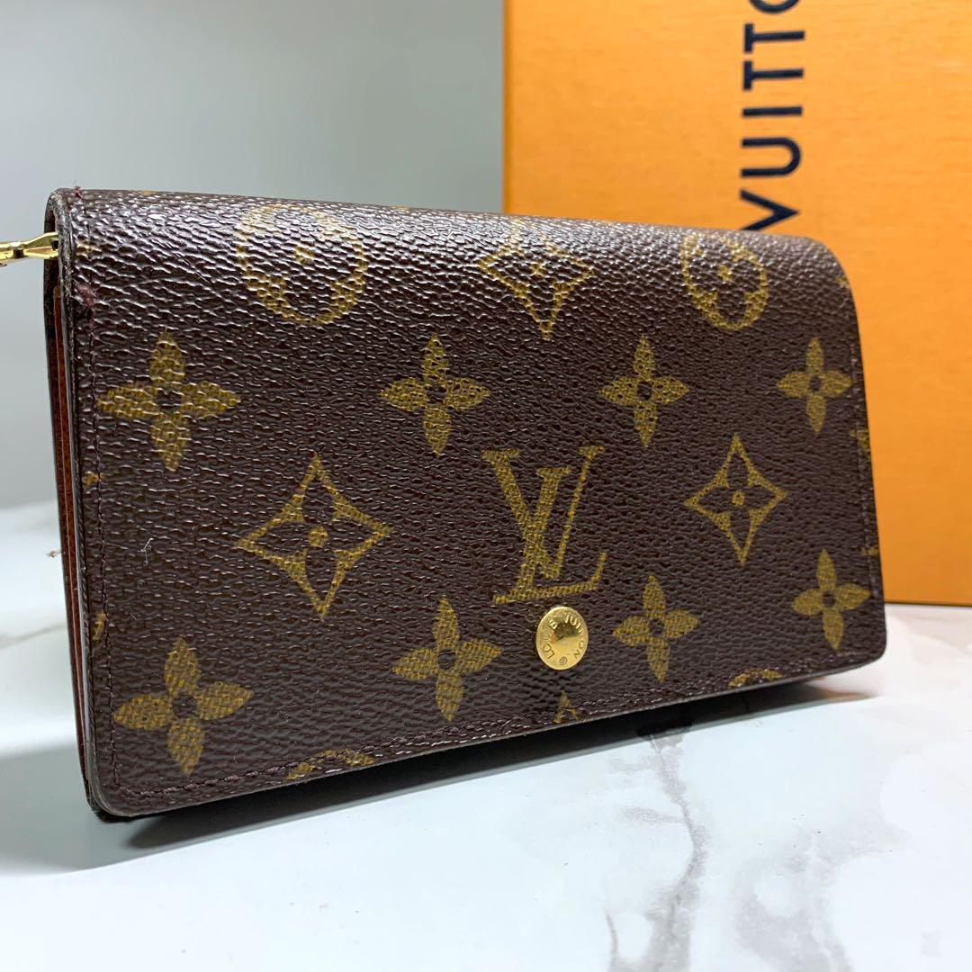 美品✨ルイヴィトン 財布 モノグラム ポルトモネビエ トレゾール