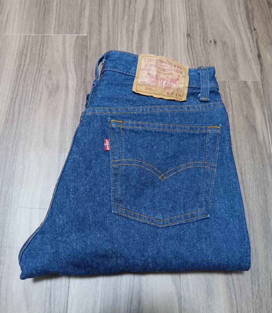 【超美品】リーバイス501xx　アメリカ製　w31　濃紺　毛羽立ち　リジッド