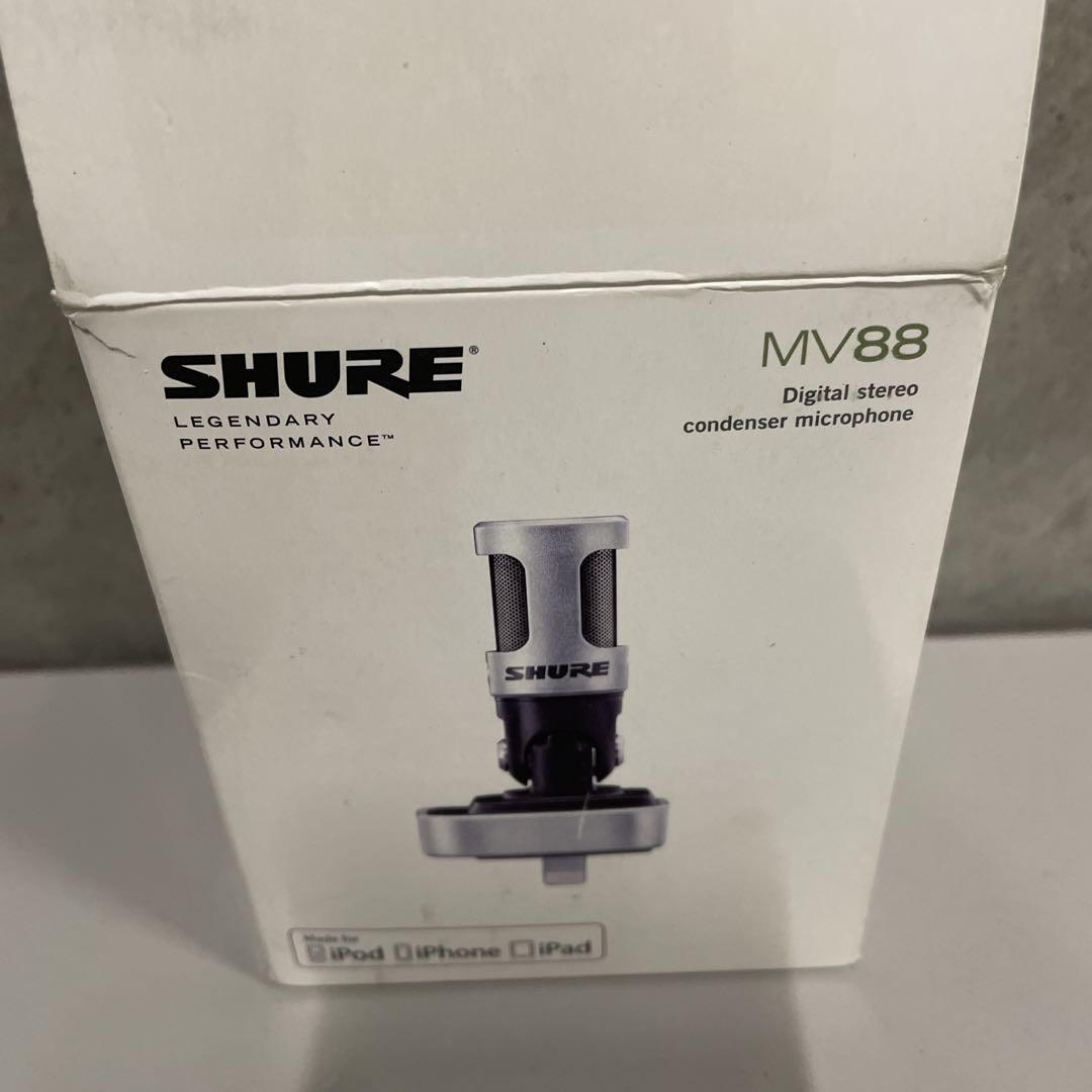 SHURE MV88 iOS デジタルステレオコンデンサーマイク - メルカリ
